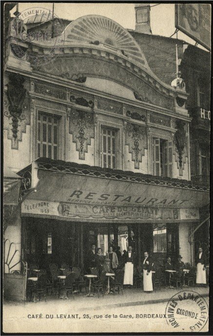Brasserie bordelaise historique Café du levant Bordeaux Brasserie bordelaise historique Café du levant Bordeaux